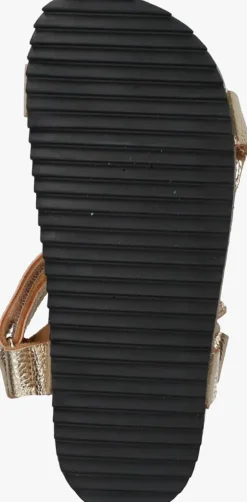 gouden mexx platte sandalen anke anna