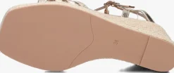 gouden mexx sandalen met hak noemi pakina