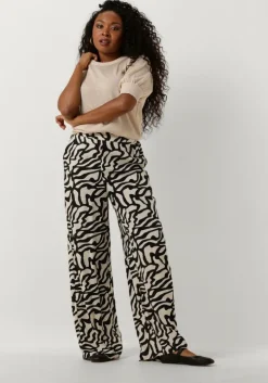 gouden minus t-shirt liva puff sleeve metallic knit pullover