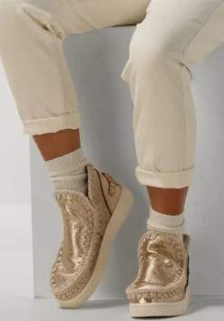 gouden mou boots eskimo sneaker