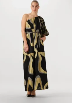 gouden nema maxi jurk n109