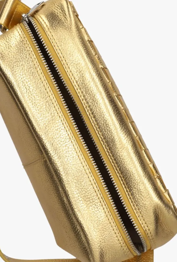 gouden núnoo schoudertas vilda metallic