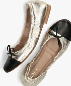 gouden notre-v ballerina's 08-323