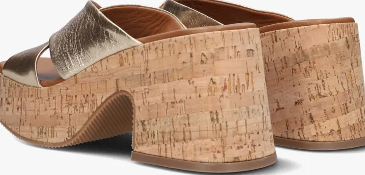 gouden notre-v muiltjes 989001