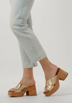 gouden notre-v muiltjes 989001