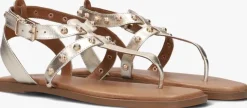 gouden notre-v sandalen 981021