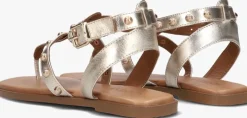 gouden notre-v sandalen 981021