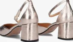 gouden notre-v sandalen met hak 35514