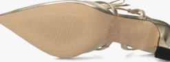 gouden notre-v sandalen met hak 2722