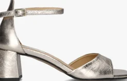 gouden notre-v sandalen met hak 46654