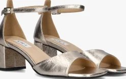 gouden notre-v sandalen met hak 46654