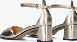 gouden notre-v sandalen met hak 46654