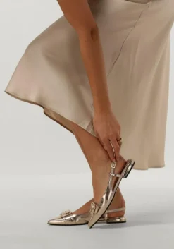 gouden notre-v slingbacks 12250