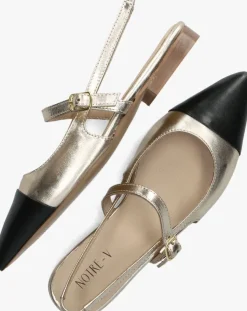 gouden notre-v slingbacks vk1154