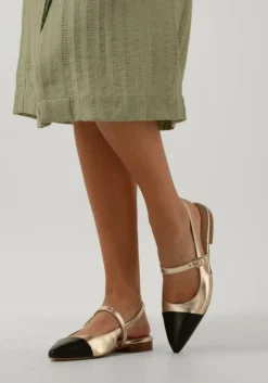 gouden notre-v slingbacks vk1154