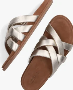 gouden notre-v slippers 781002