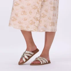gouden notre-v slippers 781002