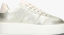 gouden nubikk lage sneakers elise wing