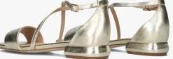 gouden omoda platte sandalen karly06