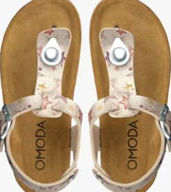 gouden omoda platte sandalen 1680