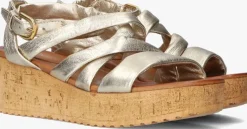 gouden omoda sandalen 722029