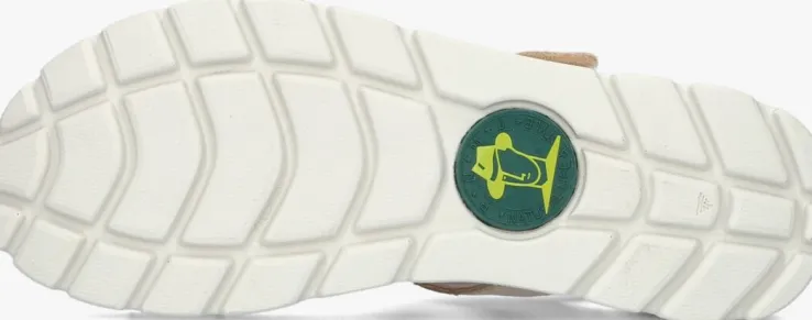 gouden panama jack platte sandalen selma