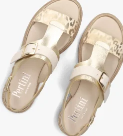gouden pertini sandalen 35153