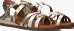 gouden red-rag sandalen 79542 tiny wedge