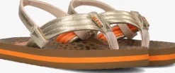 gouden reef platte sandalen little ahi