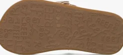 gouden reef platte sandalen little ahi