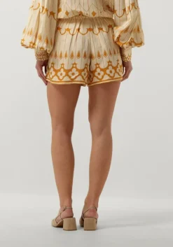 gouden scarlett poppies korte broek pam