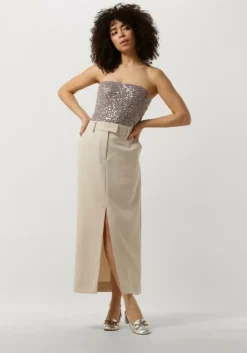 gouden second female top dazzling tube top