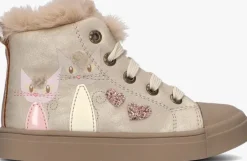 gouden shoesme hoge sneakers sh24w035