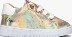 gouden shoesme lage sneakers bn24s010