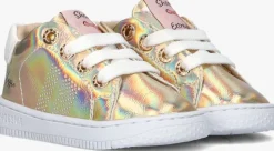 gouden shoesme lage sneakers bn24s010