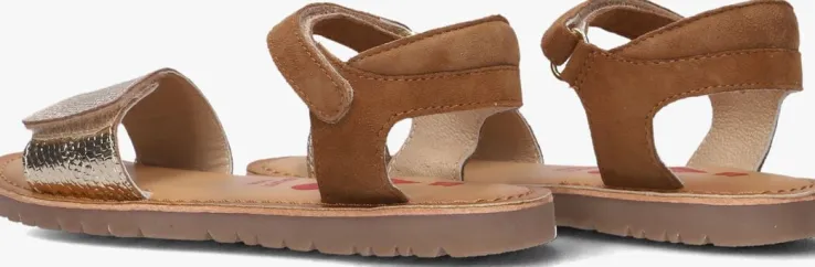 gouden shoesme platte sandalen ca25s041