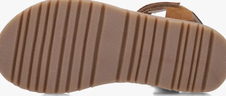 gouden shoesme platte sandalen ca25s041