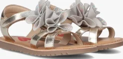 gouden shoesme platte sandalen ca25s040