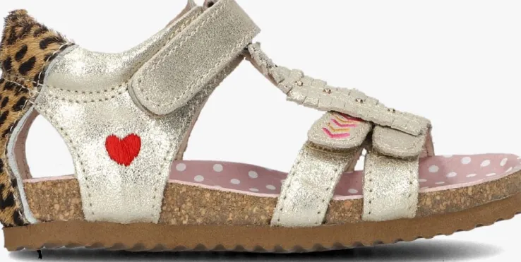 gouden shoesme sandalen bi21s092