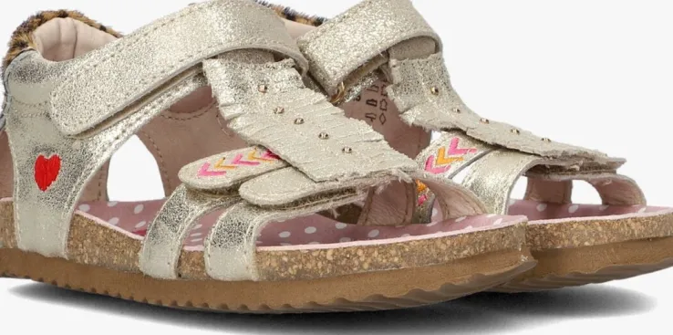 gouden shoesme sandalen bi21s092