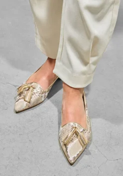 gouden stefano lauran loafers pisa