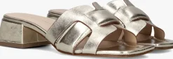 gouden stefano lauran sandalen met hak 24050