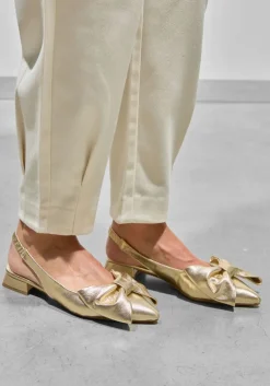 gouden stefano lauran slingbacks mirella