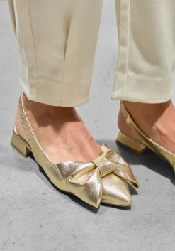 gouden stefano lauran slingbacks mirella