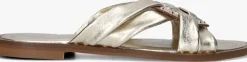 gouden stefano lauran slippers 24003