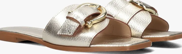 gouden stefano lauran slippers 23100