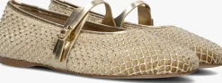 gouden steve madden ballerina's rejoice-r