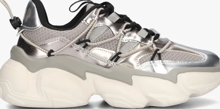 gouden steve madden lage sneakers spectator