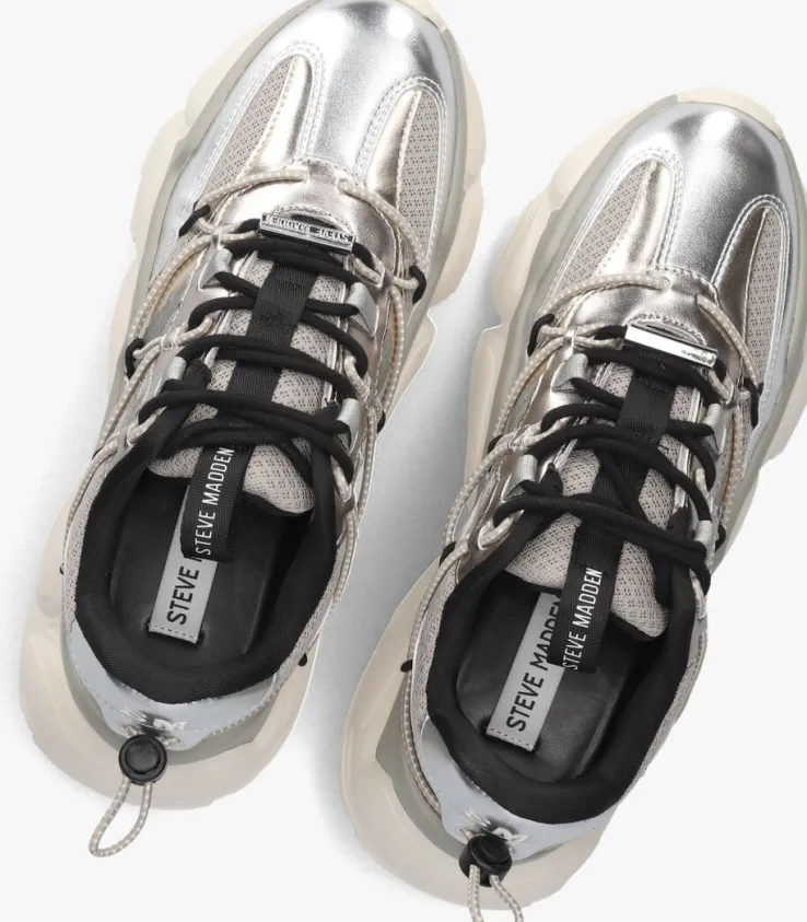 gouden steve madden lage sneakers spectator