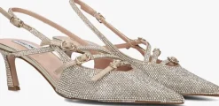 gouden steve madden slingbacks liana-r